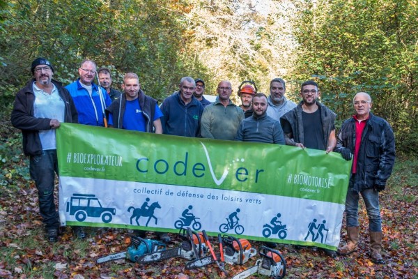 Chantier Journées des Chemins de Neocastri quad dans les Vosges