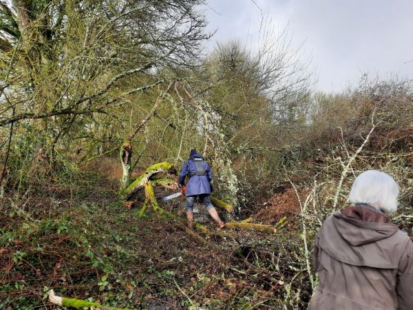 ​ chantier Journées des chemins 2025 Aunay en Bazois (58) par Tous en Chemin rural