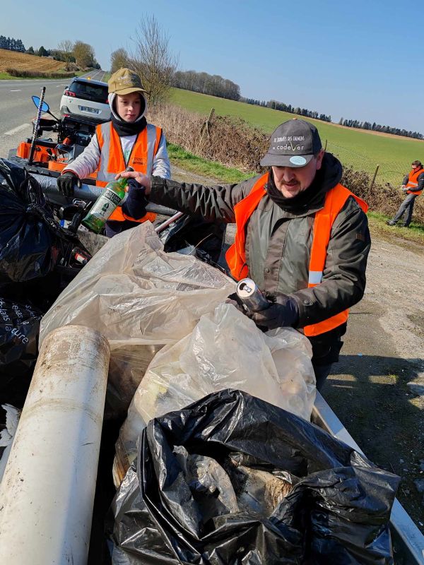 chantier Journées des Chemins Codever 2025 à Roupy (02)