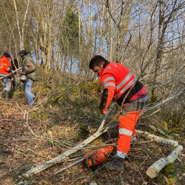 chantier journées des chemins Codever à Coursac, Manzac sur Vern, Jaure et Grignols (Dordogne) 