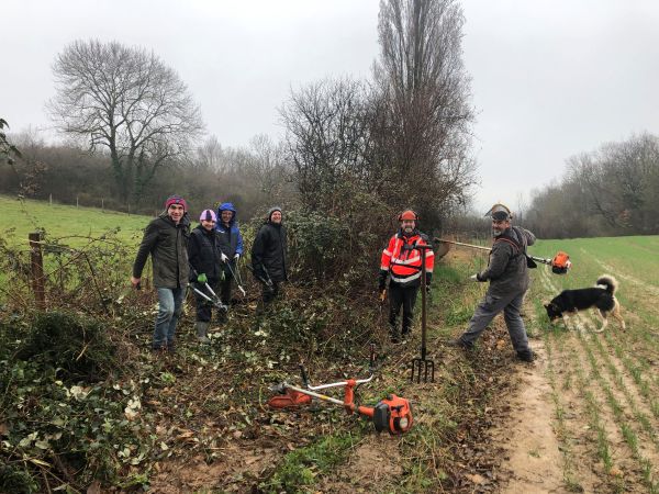 chantier Journées des Chemins Codever 2025 à Panossas (38)