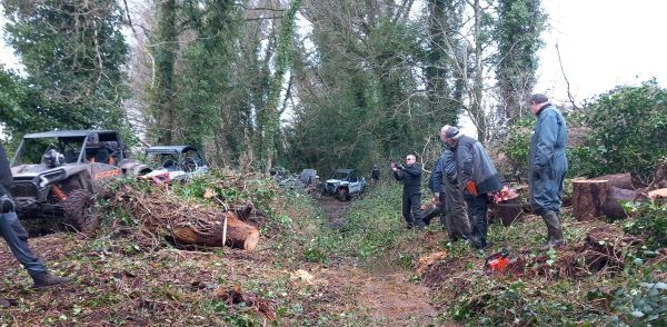 chantier Journées des Chemins Codever 2025 à Guiscriff (56)