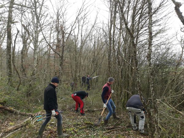 chantier Journées des Chemins Codever 2025 à Treigny-Perreuse-Ste Colombe sur Loing (89)